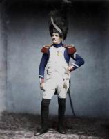 1809-15 - Grenadiers de la Garde, Sergent avec une peau d'ours (couleur)